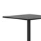 Flash Furniture Mellie 27.5'' Black Square Metal Indoor-Outdoor Table with Base TLH-053-2-BK-GG - alternate 8